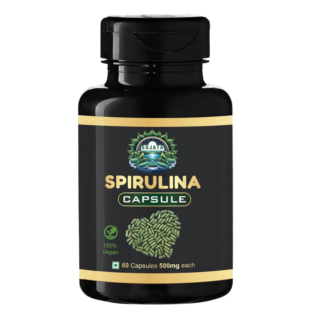 Sujata Spirulina Veggie Capsules