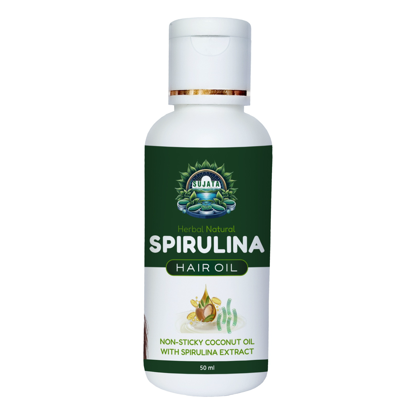 Spirulina & Biotin Cold-Pressed Hair Oil